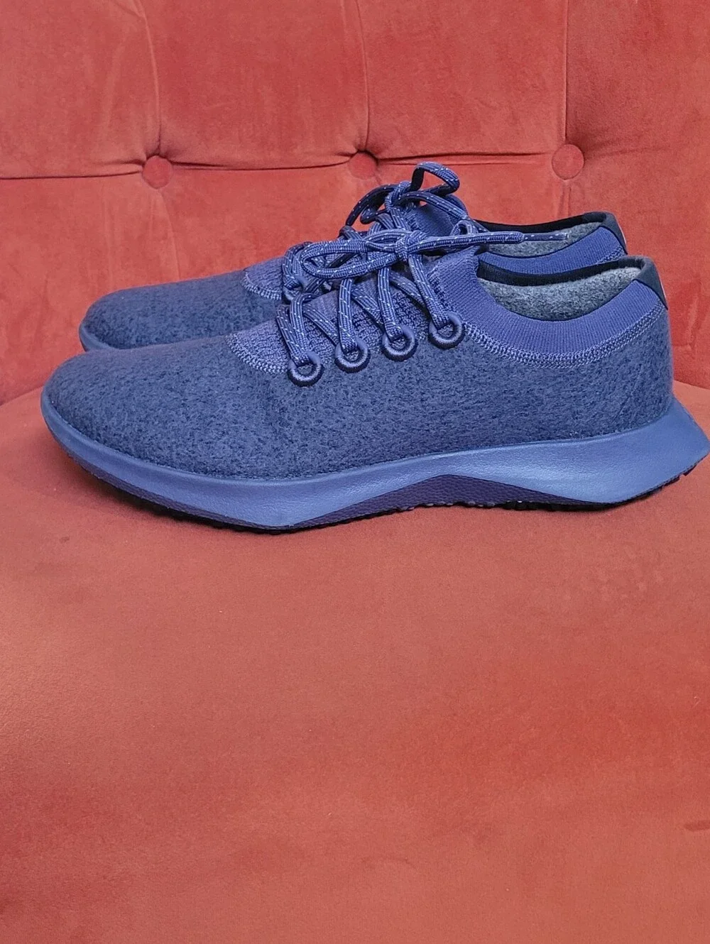 allbirds Men's Wool Dasher Mizzle sneakers in a hazy indigo Size 12
